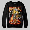 Orange, Black & White Sneakers DopeSkill Sweatshirt NeverFull Graphic Streetwear - Black