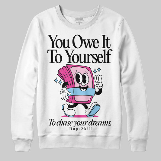 Jordan 6 “Doernbecher” DopeSkill Sweatshirt Owe It To Yourself Graphic Streetwear - White