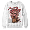 Jordan 13 “Dune Red” DopeSkill Sweatshirt Never Stop Hustling Graphic Streetwear - White