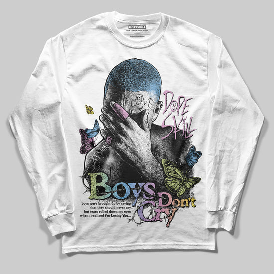 Jordan 5 “Year of the Snake” DopeSkill Long Sleeve T-Shirt Boys Don't Cry Graphic Streetwear - White