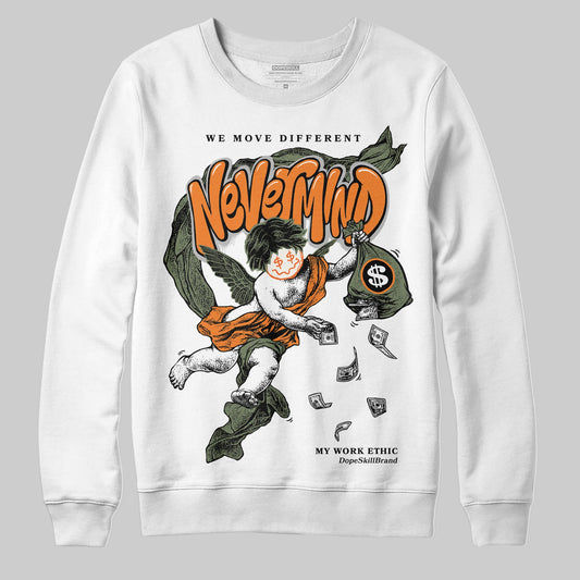 Jordan 4 Retro OG SP Undefeated (2025) DopeSkill Sweatshirt Nevermind Graphic Streetwear - White