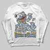 Jordan 40 “Blue Suede” DopeSkill Long Sleeve T-Shirt Born To Be Rich Graphic Streetwear - White 