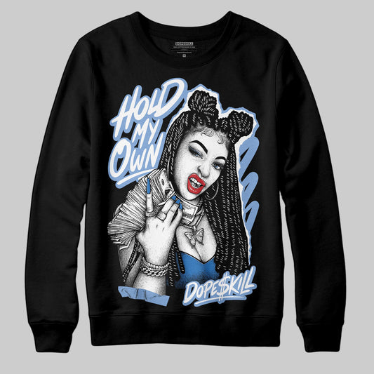 Jordan 4 WMNS 'Forget Me Not' DopeSkill Sweatshirt New H.M.O Graphic Streetwear - Black