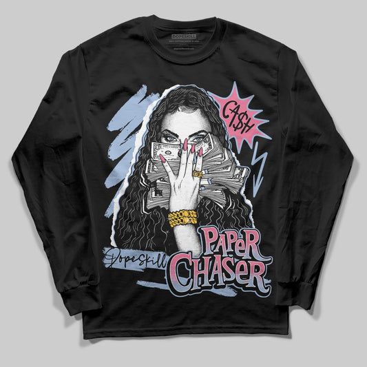 Jordan 3 GS “Denim/Pink Glow” DopeSkill Long Sleeve T-Shirt NPC Graphic Streetwear - Black