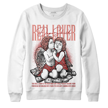 Jordan 13 “Dune Red” DopeSkill Sweatshirt Real Lover Graphic Streetwear - White