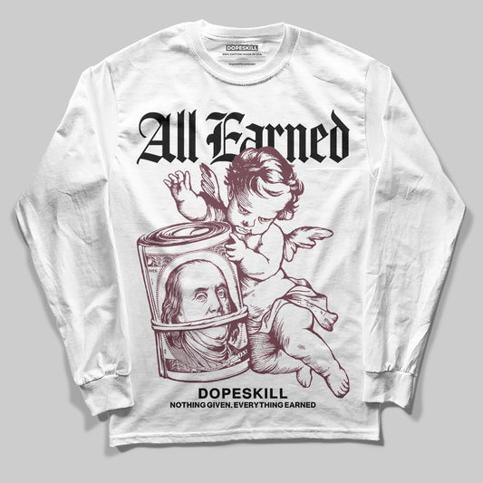 Asics Gel-Cumulus 16 "Port Royal" DopeSkill Long Sleeve T-Shirt All Earned Graphic Streetwear - White 