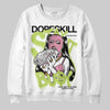 Chase B x Travis Scott x Jordan Jumpman Jack DopeSkill Sweatshirt Stay It Busy Graphic Streetwear - White