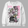 Dunk Low LX Pink Foam DopeSkill Sweatshirt Side Hustle Graphic Streetwear - White