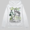 Foamposite Pro 'Pine Green' DopeSkill Hoodie Sweatshirt Broken Bones Graphic Streetwear - White