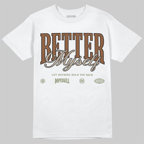 New Balance ABZORB 2010 “Pecan” DopeSkill T-Shirt Better Myself Graphic Streetwear - White