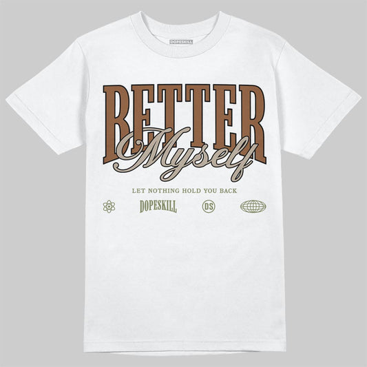 New Balance ABZORB 2010 “Pecan” DopeSkill T-Shirt Better Myself Graphic Streetwear - White