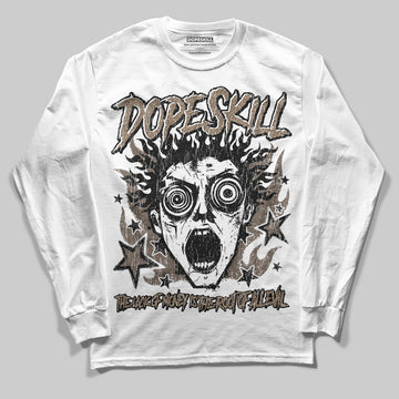 Jordan 3 GS “We Outside” DopeSkill Long Sleeve T-Shirt Root of Evil Graphic Streetwear - White