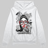Grey Sneakers DopeSkill Hoodie Sweatshirt Living My Best Life Graphic Streetwear - White 