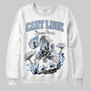 Jordan 4 WMNS 'Forget Me Not' DopeSkill Sweatshirt Cant Lose Graphic Streetwear - White