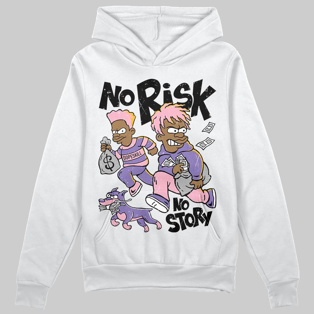 Jordan 11 "Mojave" DopeSkill Hoodie Sweatshirt No Risk No Story Graphic Streetwear - White