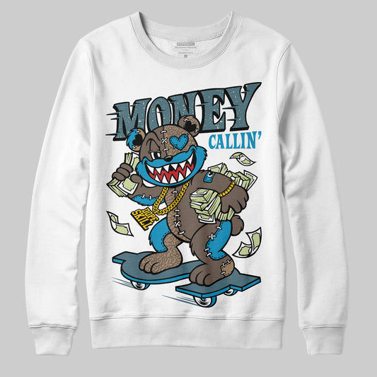 Jordan 3 GS “We Outside” DopeSkill Sweatshirt Money Callin' Graphic Streetwear - White