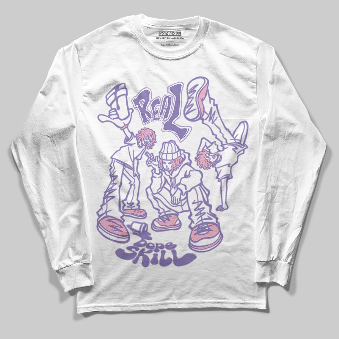 Jordan 11 "Mojave" DopeSkill Long Sleeve T-Shirt Real Y2K Players Graphic Streetwear - White