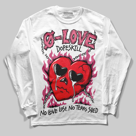 Diesel Pink S - Serendipity Pro-X1 Trainers DopeSkill Long Sleeve T-Shirt Crying Heart Graphic Streetwear - White