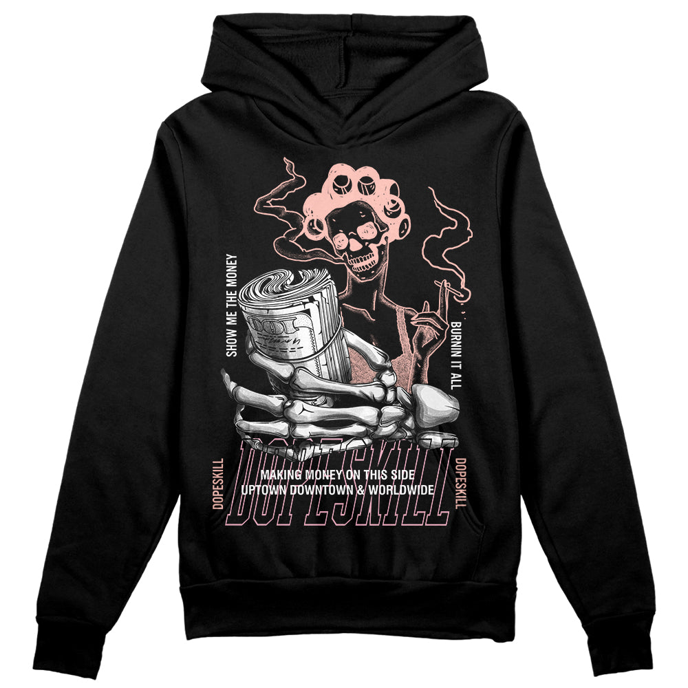 Jordan 11 Low “Legend Pink” DopeSkill Hoodie Sweatshirt Show Me The Money Graphic Streetwear - Black