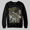Jordan 3 “Medium Olive” aka “Family Affair” DopeSkill Sweatshirt Stressless Graphic Streetwear - Black