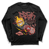 Jordan 13 “Dune Red” DopeSkill Long Sleeve T-Shirt Break Through Graphic Streetwear - Black