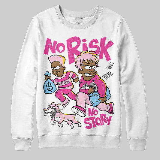 Jordan 6 “Doernbecher” DopeSkill Sweatshirt No Risk No Story Graphic Streetwear - White