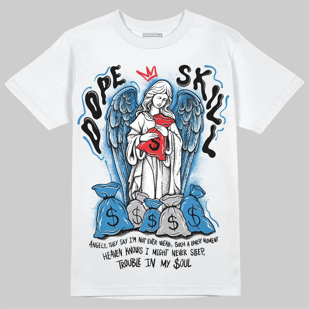 Jordan 3 Retro OG Rare Air DopeSkill T-Shirt Angels Graphic Streetwear - White
