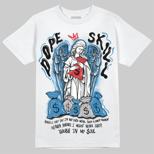 Jordan 3 Retro OG Rare Air DopeSkill T-Shirt Angels Graphic Streetwear - White