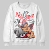 Awake NY x Air Jordan 5 Arctic Pink DopeSkill Sweatshirt New No Days Off Graphic Streetwear - White