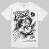 Jordan 4 Retro Cave Stone DopeSkill T-Shirt Certified Lover Graphic Streetwear - White