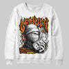 Orange, Black & White Sneakers DopeSkill Sweatshirt New Get Rich Graphic Streetwear - White