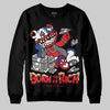 Jordan 3 “Seoul 2.0” DopeSkill Sweatshirt Born To Be Rich Graphic Streetwear - black