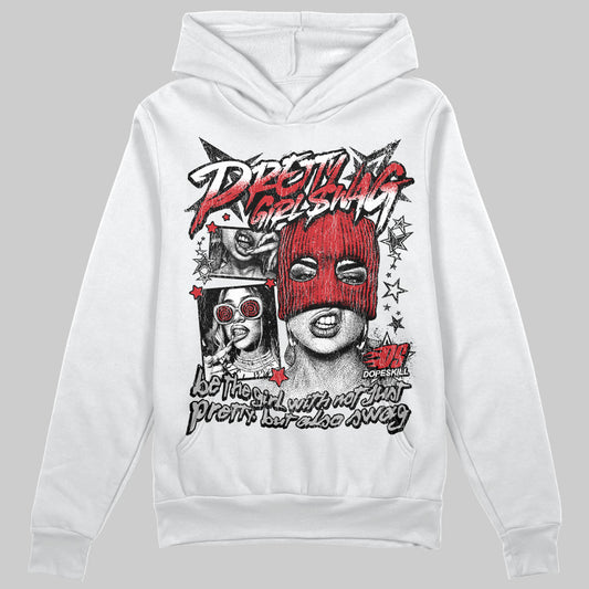 Jordan 3 OG “Black Cement” DopeSkill Hoodie Sweatshirt Pretty Girl Swag Graphic Streetwear - White