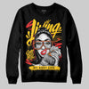 Yellow Sneakers DopeSkill Sweatshirt Living My Best Life Graphic Streetwear  - black