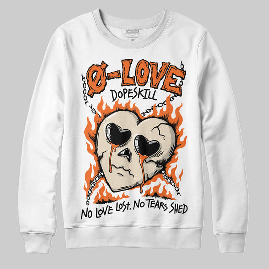 Jordan 3 “Starfish” DopeSkill Sweatshirt Crying Heart Graphic Streetwear - White
