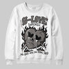 Jordan 4 Retro Cave Stone DopeSkill Sweatshirt Crying Heart Graphic Streetwear - White