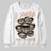 Jordan 4 Retro Cozy Girl DopeSkill Sweatshirt The Mouth With No Droughts Graphic Streetwear - White