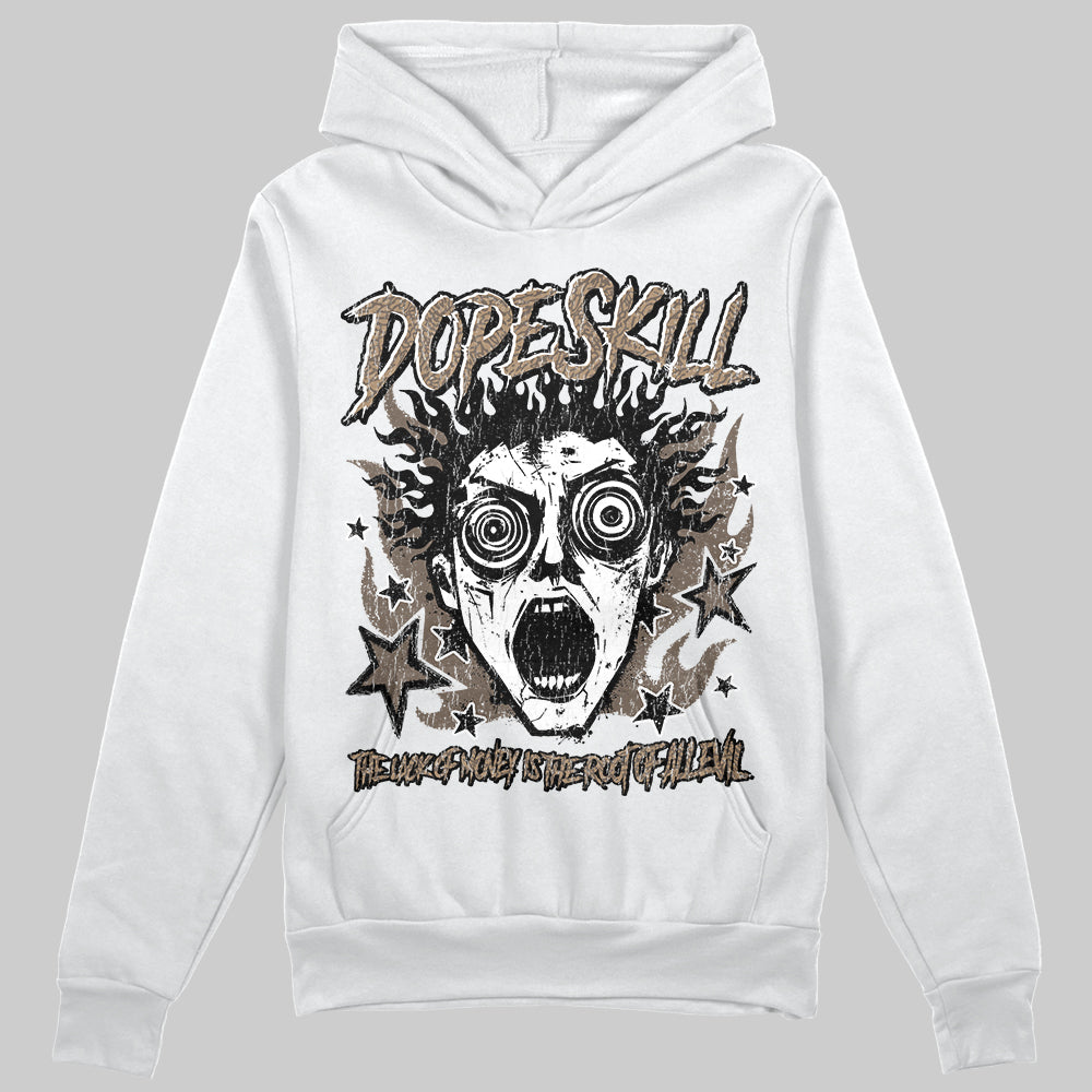 Jordan 3 GS “We Outside” DopeSkill Hoodie Sweatshirt Root of Evil Graphic Streetwear - White