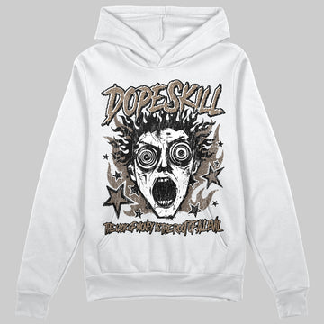 Jordan 3 GS “We Outside” DopeSkill Hoodie Sweatshirt Root of Evil Graphic Streetwear - White