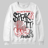 Jordan 3 OG “Black Cement” DopeSkill Sweatshirt Speak It Graphic Streetwear - White