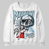 Jordan 11 Retro Legend Blue DopeSkill Sweatshirt Mystery Ghostly Grasp Graphic Streetwear - White