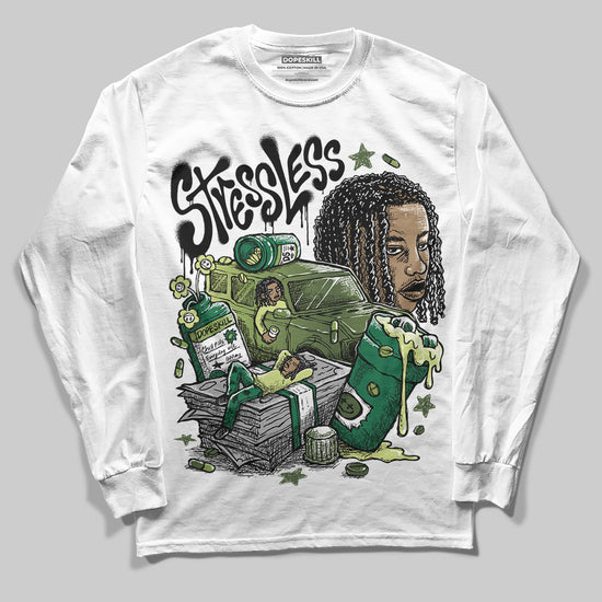 Foamposite Pro 'Pine Green' DopeSkill Long Sleeve T-Shirt Stressless Graphic Streetwear - White