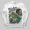 Foamposite Pro 'Pine Green' DopeSkill Long Sleeve T-Shirt Stressless Graphic Streetwear - White