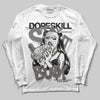 Jordan 4 Retro Cave Stone DopeSkill Long Sleeve T-Shirt Stay It Busy Graphic Streetwear - White