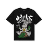 Black and White Sneakers DopeSkill T-Shirt Slow Life Graphic Streetwear - Black