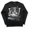 Dunk Low ‘Pure Platinum’ DopeSkill Long Sleeve T-Shirt Trust No One Graphic Streetwear - Black