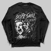 Grey Sneakers DopeSkill Long Sleeve T-Shirt Fix Your Energy Graphic Streetwear - Black