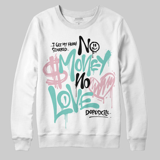 Jordan 11 Low "Igloo" DopeSkill Sweatshirt No Money No Love Typo Graphic Streetwear - White