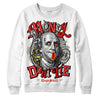 Jordan 3 Fire Red DopeSkill Sweatshirt Money Don't Lie Graphic Streetwear - White