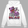 Jordan 2 “Mauve/Off-Noir” DopeSkill Hoodie Sweatshirt Born To Be Rich Graphic Streetwear - White 